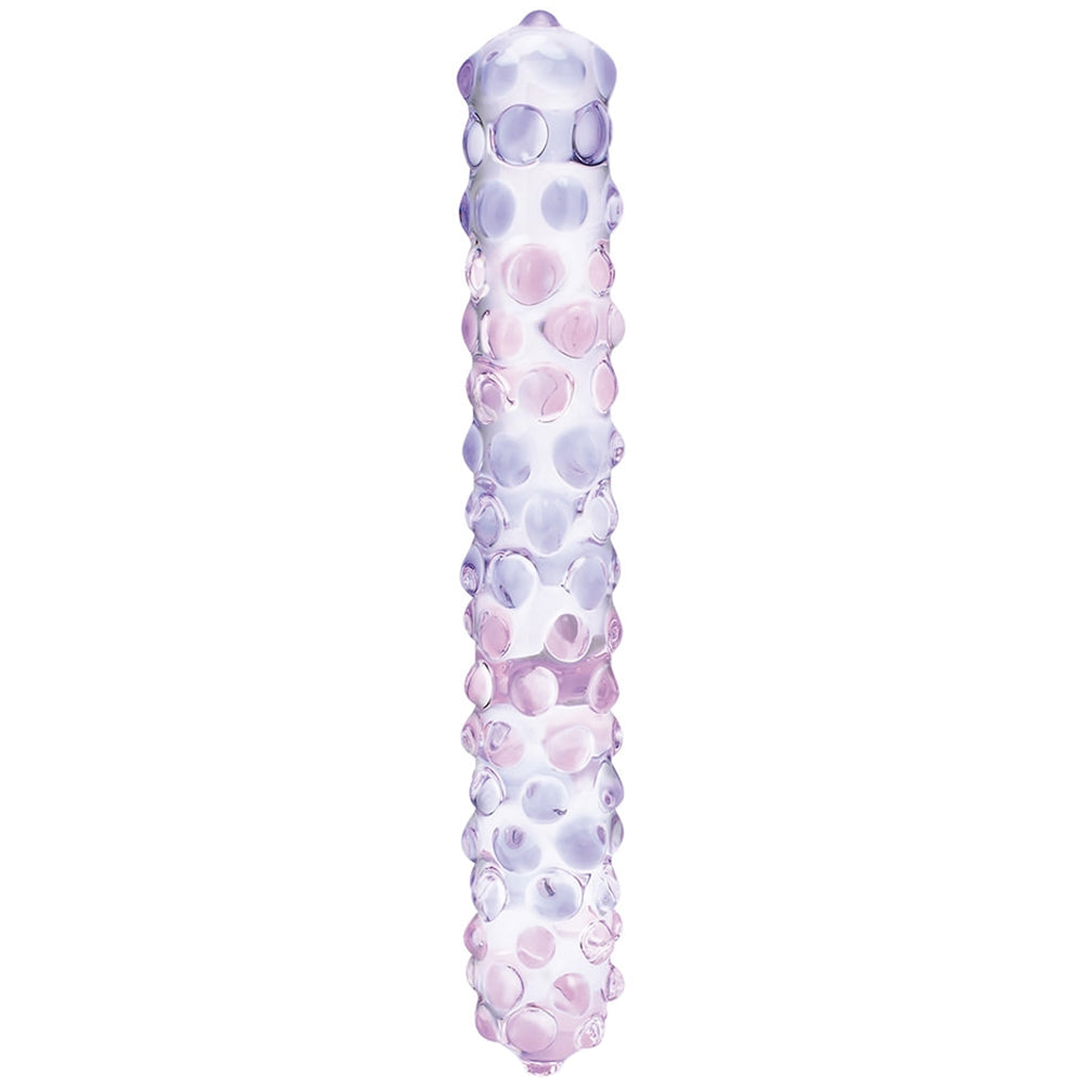 gläs 9 Inch Purple Rose Nubby Dildo Dildo Sex Toys > Double Ended Dildos - Tophatter Daily Deals